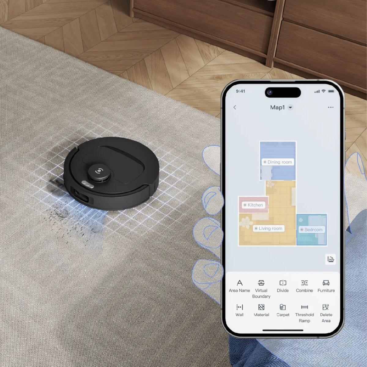 22 Intuitívna aplikácia ECOVACS HOME